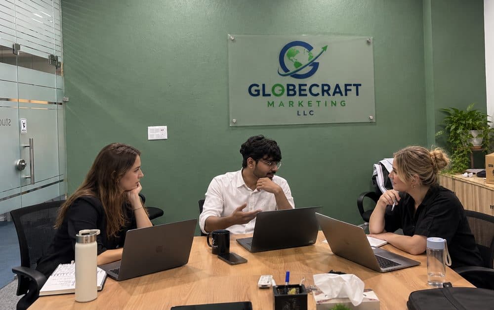 GlobeCraft Marketing team meeting